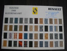 Nuancier renault 1988 d'occasion  Vaison-la-Romaine