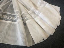 Vintage wide white for sale  BLAENAU FFESTINIOG