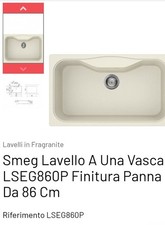 Smeg lseg860p lavandino usato  San Mauro Castelverde