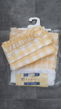 Lemon gingham curtains for sale  BIRMINGHAM