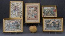ANSOMOF, Juego de 5 litografías y grabados vintage, Niza, Francia, siglo XX segunda mano  Embacar hacia Mexico