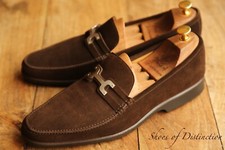 Hermes brown suede for sale  SUTTON COLDFIELD