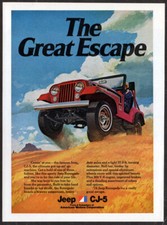 1974 JEEP Renegade Vintage Estampa Original AD | Arte vermelha CJ-5 Great Escape EUA, usado comprar usado 1974 JEEP Renegade Vintage Estampa Original AD | Arte vermelha CJ-5 Great Escape EUA, usado comprar usado  Enviando para Brazil