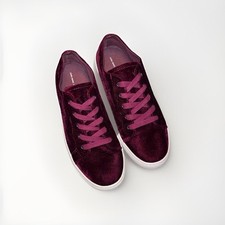 Tênis feminino Zara Red Velvet clássico com cadarço, EUA tamanho 8, UE tamanho 39 comprar usado  Enviando para Brazil
