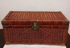 wicker rattan trunk for sale  Mooresville