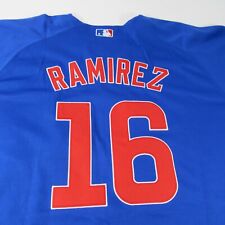 Camiseta Majestic Chicago Cubs Aramis Ramirez Batting zíper completo azul tamanho 52, usado comprar usado  Enviando para Brazil