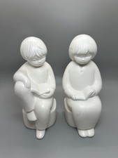 Vintage bookends white for sale  LONDON