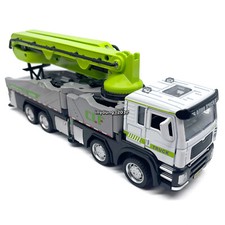 Usado, Equipamento de construção de metal fundido modelo brinquedo caminhão bomba de concreto escala 1:60 comprar usado  Enviando para Brazil