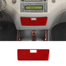Tampa de armazenamento central interior fibra de carbono vermelha acabamento para Hyundai Azera 2006-2011 comprar usado  Enviando para Brazil