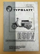 Puch r50v typblatt gebraucht kaufen  Rheinfelden (Baden)