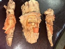 Esculturas de resina de Stephen Herrera 3 peças que parecem madeira esculpida. comprar usado  Enviando para Brazil