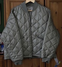 Mango quilted khaki for sale  LONDON