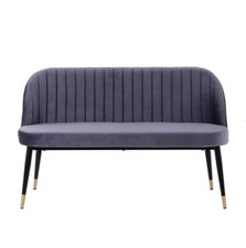Grey velvet dining for sale  WATFORD