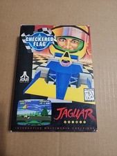 Bandeira quadriculada vintage Atari Jaguar completa na caixa, usado comprar usado  Enviando para Brazil