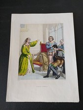 Stampa antica colorita usato Stampa antica colorita usato  Italia