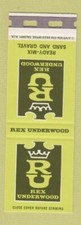 Matchbook cover rex for sale  USA