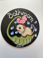 Bathroom sign hand for sale  SCARBOROUGH
