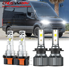 Farol de LED H15+H7 feixe alto/baixo para Mercedes Sprinter 1500 2500 3500 2019-2022 comprar usado  Enviando para Brazil