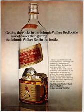 JOHNNIE WALKER RED LABEL WHISKY Vintage Anos 70 8,25" X 11" Revista Anúncio M54 comprar usado  Enviando para Brazil
