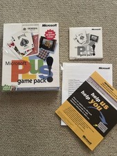 Pacote de jogos Microsoft Plus: cartas e quebra-cabeças - disco + chave de CD + caixa - Vintage 2000 comprar usado  Enviando para Brazil