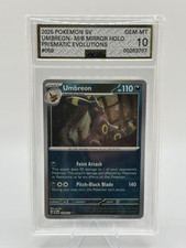 Espelho Umbreon Master Ball Holo Prismatic Evolutions - AGS Gem Perfeito Estado 10 Pop 1 , usado comprar usado  Enviando para Brazil