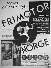 Publicité 1935 réfrigérateu d'occasion  Compiègne