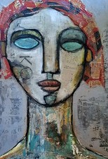 Art contemporain tableau d'occasion  Paris XVIII