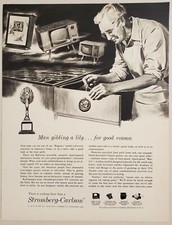 Receptores de televisão 1955 impresso anúncio Stromberg-Carlson Regency Rochester, Nova York comprar usado  Enviando para Brazil