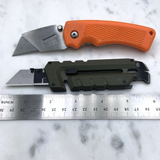 2 facas utilitárias dobráveis Gerber EAB Lite laranja e verde prybrid cortador de caixa comprar usado  Enviando para Brazil