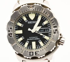 *EXC+5* SEIKO 7S26-0350 200m SKX779 relógio masculino mergulhadores BLACK Monster comprar usado  Enviando para Brazil