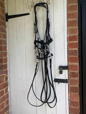 Double bridle black for sale  BASINGSTOKE
