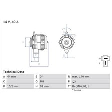 Bosch lichtmaschine daihatsu gebraucht kaufen  Idar-Oberstein