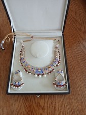 Indian necklace earring for sale  EASTBOURNE