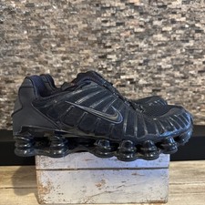 Tênis triplo preto Nike Shox TL metálico hematita masculino tamanho 12 EUA AV3595-002 comprar usado  Enviando para Brazil