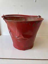 Vintage galvanized red for sale  SOUTHAMPTON