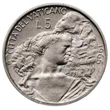 Vaticano paolo lire usato  Roma