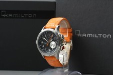 [Caixa em estado perfeito] Relógio de quartzo masculino cronógrafo Hamilton cáqui aviação ETO H776121 comprar usado  Enviando para Brazil