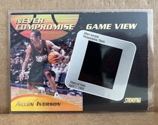 2000-01 Stadium Club Never Compromise Game View Allen Iverson #/100 NCG14 Raro comprar usado  Enviando para Brazil