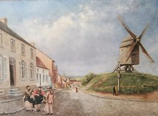 Paysage moulin huile d'occasion  Paris IX