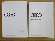 PACOTE CARTEIRA MANUAL DO PROPRIETÁRIO GENUÍNO AUDI A3 S3 RS3 8Y 2020-2025 F-419, usado comprar usado  Enviando para Brazil