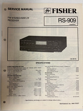 Fisher service manual gebraucht kaufen  Schwäbisch Hall