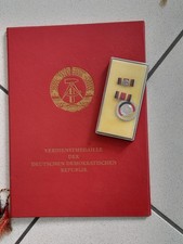 Verdienstmedaille ddr urkunde gebraucht kaufen  Königs Wusterhausen