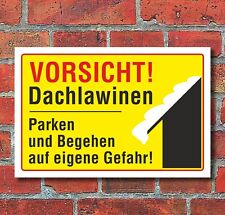 Schild vorsicht dachlawinen gebraucht kaufen  Bad Driburg