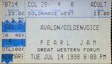 Pearl jam ticket for sale  Minneapolis