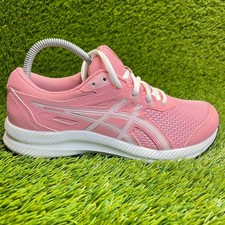 Tênis esportivo de corrida Asics Contend 8 meninas tamanho 6,5Y rosa branco comprar usado  Enviando para Brazil