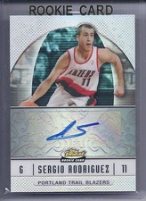 Refrator automático Topps Finest Basketball Sergio Rodriguez Trail Blazers 2006-2007 , usado comprar usado  Enviando para Brazil