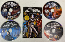 Star Wars: Battlefront II PC CD-ROM 4 discos conjunto 2005 Lucas Arts comprar usado  Enviando para Brazil
