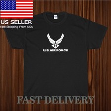 NOVA CAMISA MASCULINA LOGOTIPO CLÁSSICO FORÇA AÉREA DOS EUA CAMISETA ENGRAÇADA AMERICANA TAMANHO P-5XL comprar usado  Enviando para Brazil