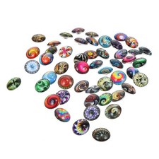  50 Pcs Glasschnallenarmband Druckknöpfe Aus Kreativer Schmuck Mit Druckknöpfen comprar usado  Enviando para Brazil