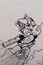 COMIC TRANSFORMERS #1 ANDY DUSO B&W TY TOPSHELF - Adición limitada raro segunda mano  Embacar hacia Mexico